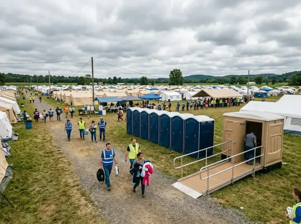 disaster-relief-camp-restrooms-010 — frequently asked questions, Dumpster & Portable Bathrooms Rental in Oak Hills, CA